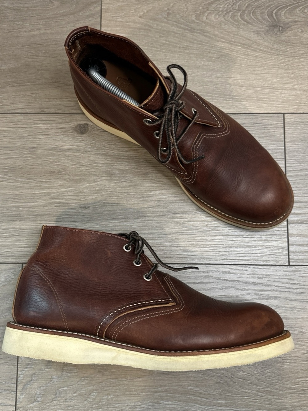 Red Wing Men’s Size 10 Heritage 3141 Briar Oil Slick Chukka Work Boots Brown - Picture 2 of 13